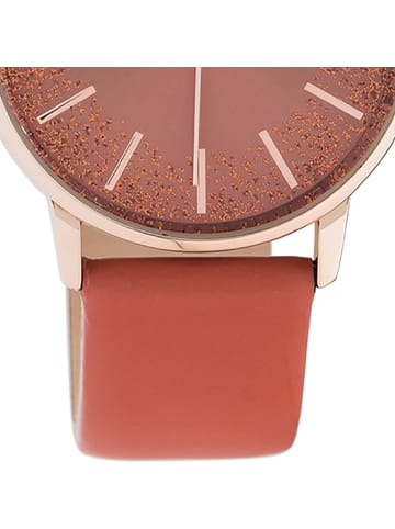 Oozoo Analog-Armbanduhr Oozoo Timepieces rot mittel (ca. 35mm)