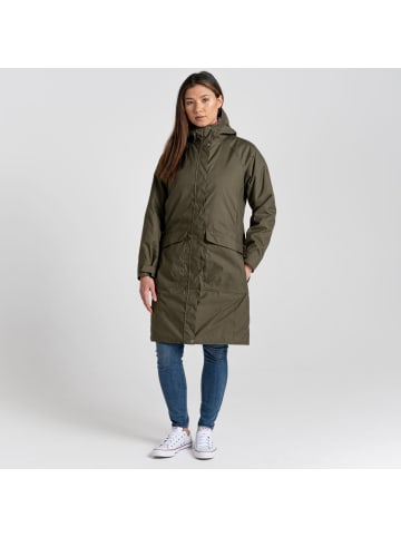 Craghoppers Gefütterte Regenjacke Caithness in Wild Olive