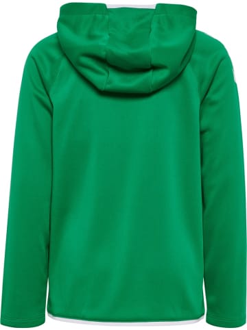 Hummel Kinder Hoodie "Core 2.0 Zip Hoodie" in Grün