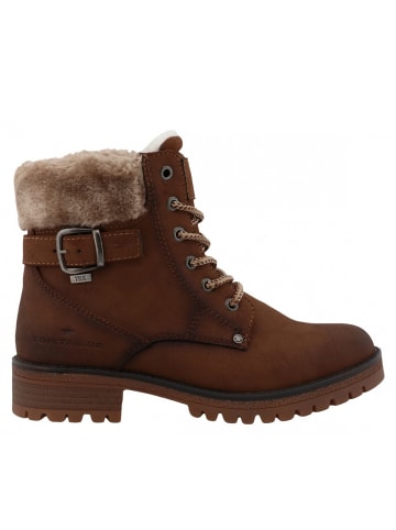 Tom Tailor Schnürstiefel  in Braun
