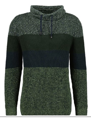 Ragman V-Ausschnitt Pullover in grün