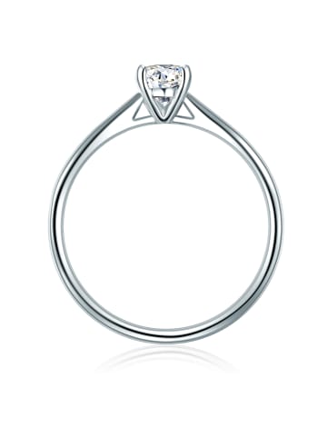 Trilani Ring Sterling Silber Zirkonia in silber