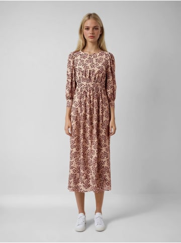 Noa Noa Langes Kleid KineNN in Print Beige-Brown