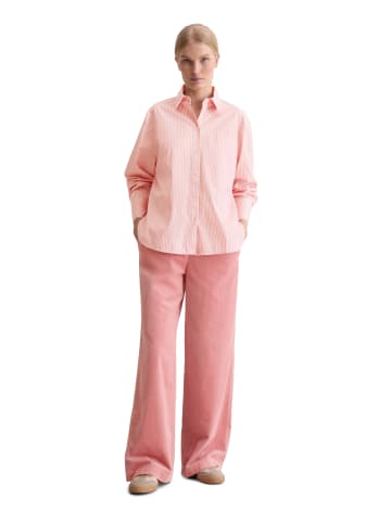 Marc O'Polo Streifenbluse oversize in Medium Pink