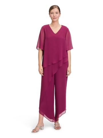 Vera Mont Jumpsuit mit Stufen in Sweet Berry