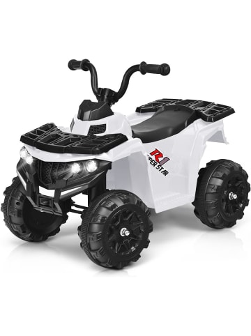 COSTWAY 6V Elektro Quad 3-6 Jahren in Weiß