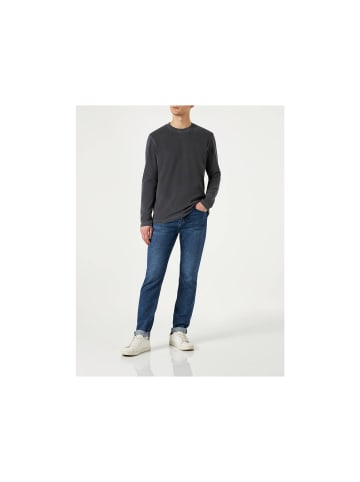 Marc O'Polo Rundhals Langarmshirt für Herren in dunkelgrau in dunkel-grau