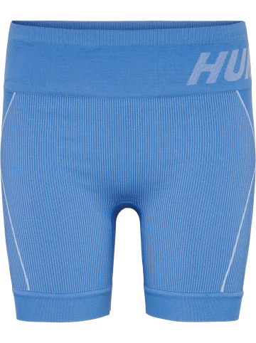 Hummel Hummel Shorts Hmlte Training Damen Dehnbarem Feuchtigkeitsabsorbierenden Nahtlosen in RIVIERA/BLUE BELL MELANGE