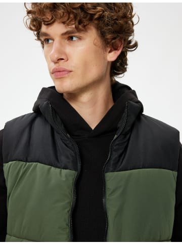 KOTON Weste Anorak in Grün