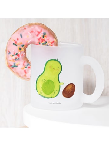 Mr. & Mrs. Panda Tasse Avocado Kern rollt ohne Spruch in Transparent
