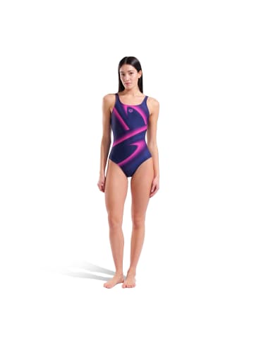 Arena Badeanzug W ARENA FLASH SWIMSUIT U BACK LB in Blau