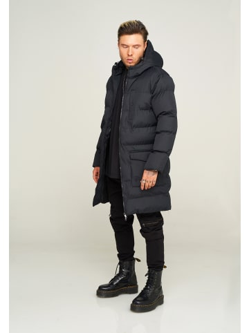 behype Wintermantel PUFFER PARKA in schwarz