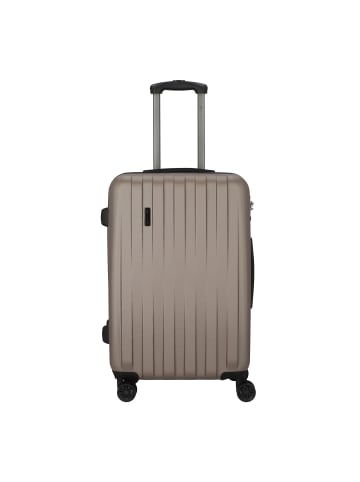 Bugatti Lima 2.0 4-Rollen Trolley 66 cm mit Doppelrollen bronze