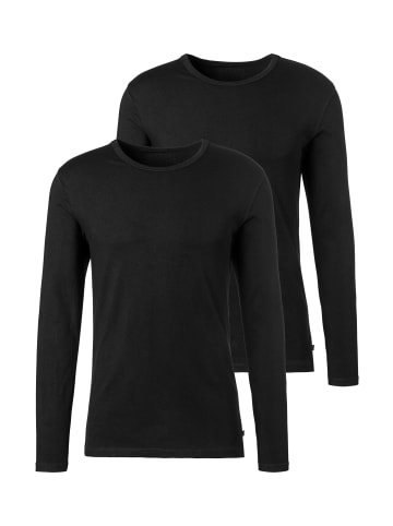 H.I.S Langarmshirt in schwarz