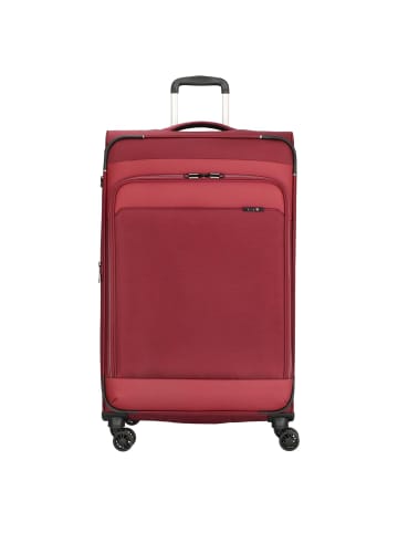 D&N Travel Line 9504 - 4-Rollen-Trolley L 76 cm erw. (dark red) in dark red