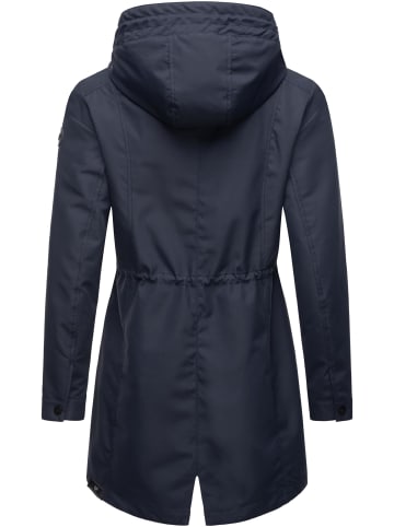 ragwear Regenmantel Begonia in Navy