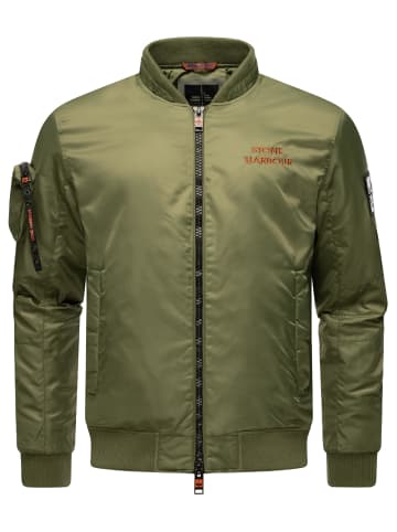 STONE HARBOUR Bomberjacke Berkoo in Olive Leaf