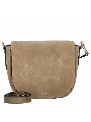 BOSS Women's Alyce Flap Xbody - Umhängetasche 24 cm in light beige