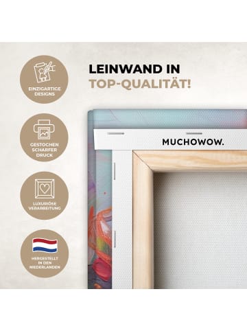MuchoWow Leinwand bilder Abstrakte Farbexplosion (BxH)