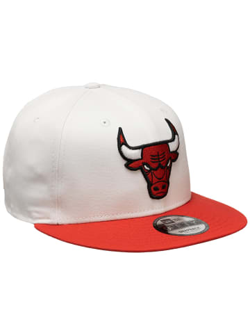 NEW ERA Trucker Cap 9FIFTY NBA Chicago Bulls White Crown in weiß / rot