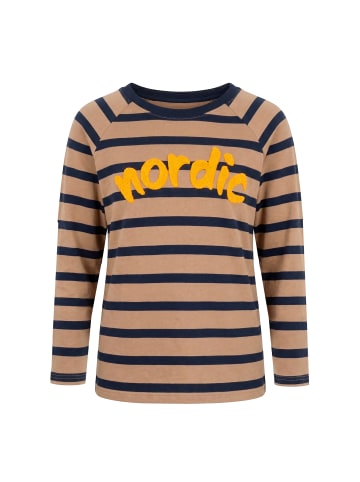 LAURASØN Sweatshirt in walnuss