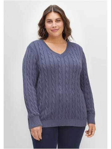 sheego Pullover in indigo