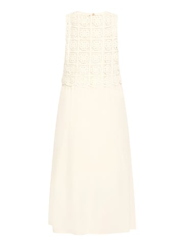 CARTOON Casual-Kleid mit Stickerei in Eggnog
