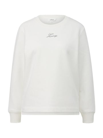S.OLIVER RED LABEL Sweatshirt in creme