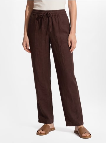 IPURI Leinenhose in mocca