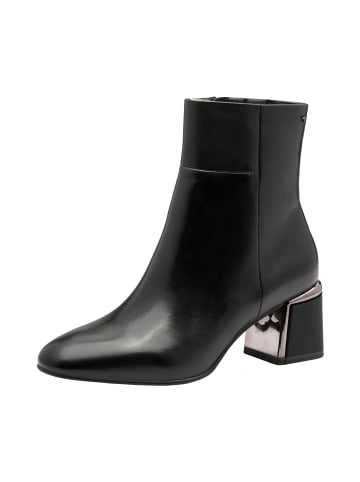 Tamaris Lederstiefeletten Schwarz