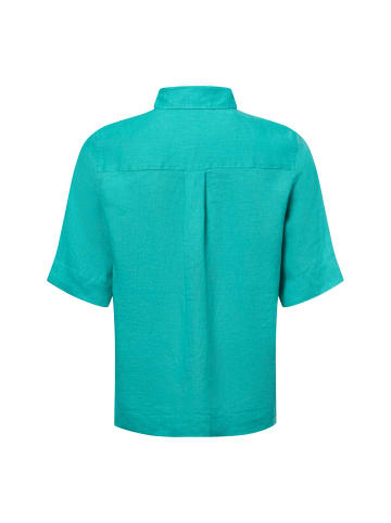 Franco Callegari Leinenbluse in smaragd - 0053