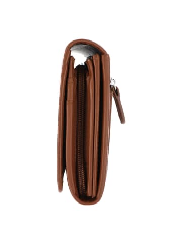 Golden Head Polo Geldbörse RFID Schutz Leder 19 cm cognac