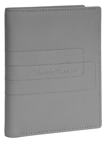 Bruno Banani Geldbörse echt Leder in grau