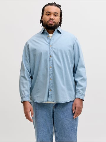 JACK & JONES PLUS Jeanshemd in Blue Denim 1