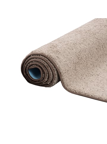 Snapstyle Hochflor Velours Teppich Läufer Mona in Taupe