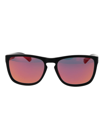 Polaroid Unisex Sonnenbrillen Rechteck Schwarz