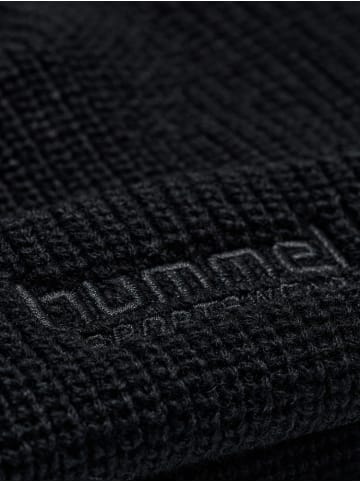 Hummel Mütze "Half Rib Beanie" in Schwarz