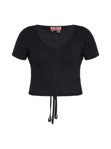 myMo ROCKS Crop-Top in SCHWARZ