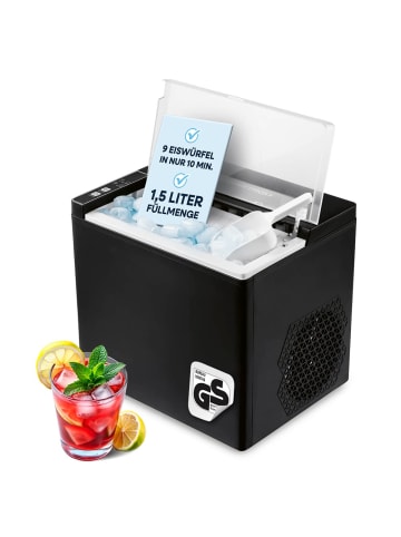 Gourmetmaxx GOURMETmaxx Eiswürfelmaschine mit Auffangkorb & Eisschaufel - 12kg Eis in 24Std