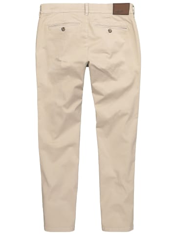 Men Plus Chinohose in dunkles kitt