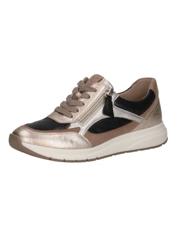 Caprice Sneaker Schwarz/Gold