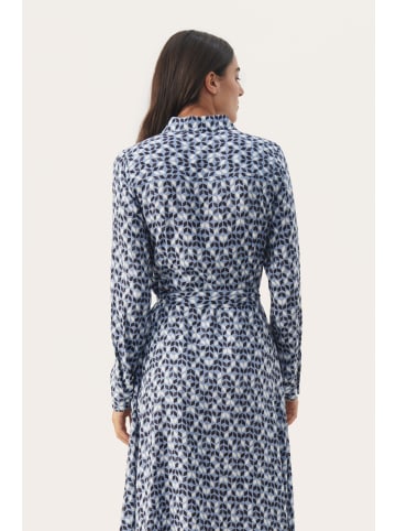 PART TWO Kleid ShelbyPW Feminine Form in Faded Denim Graphic Print