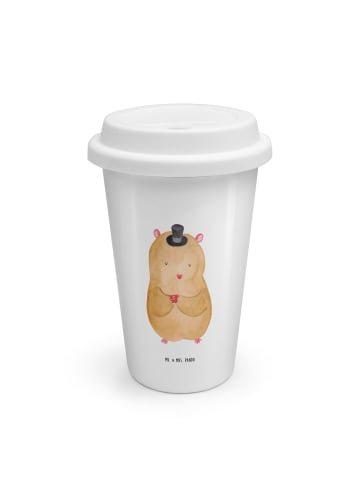 Mr. & Mrs. Panda Coffee To Go Becher Hamster Hut ohne Spruch in Weiß