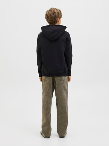 JACK & JONES Junior Kapuzenpullover in Black
