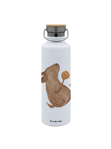 Mr. & Mrs. Panda Wasserflasche Hund Keks ohne Spruch in Weiß