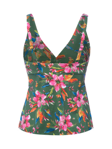 LASCANA Tankini-Top in tanne mehrfarbig - 0001