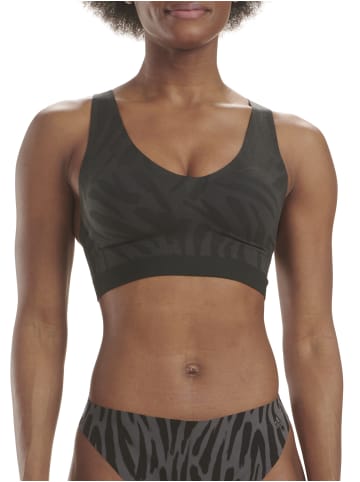 adidas Bustier NAKED 2PLY BRA in schwarz print