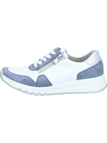 WALDLÄUFER Schnürschuhe in jeans/weiss/silber