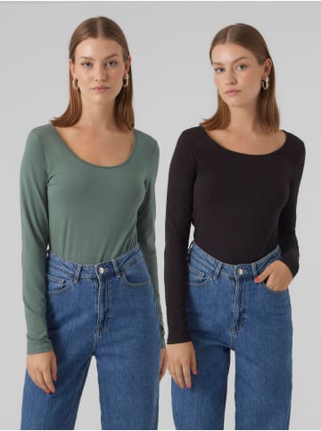 Vero Moda 2er-Pack Top in Dark Forest