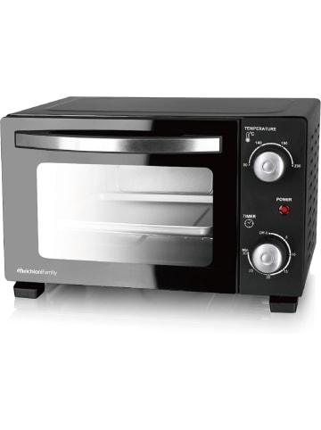 Melchioni Family 800W Elektrischer Ofen mit 11 Liter Kapazität DEVIL 11 in Schwarz
